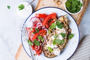 Klassischer Kartoffelsalat mit Gurke