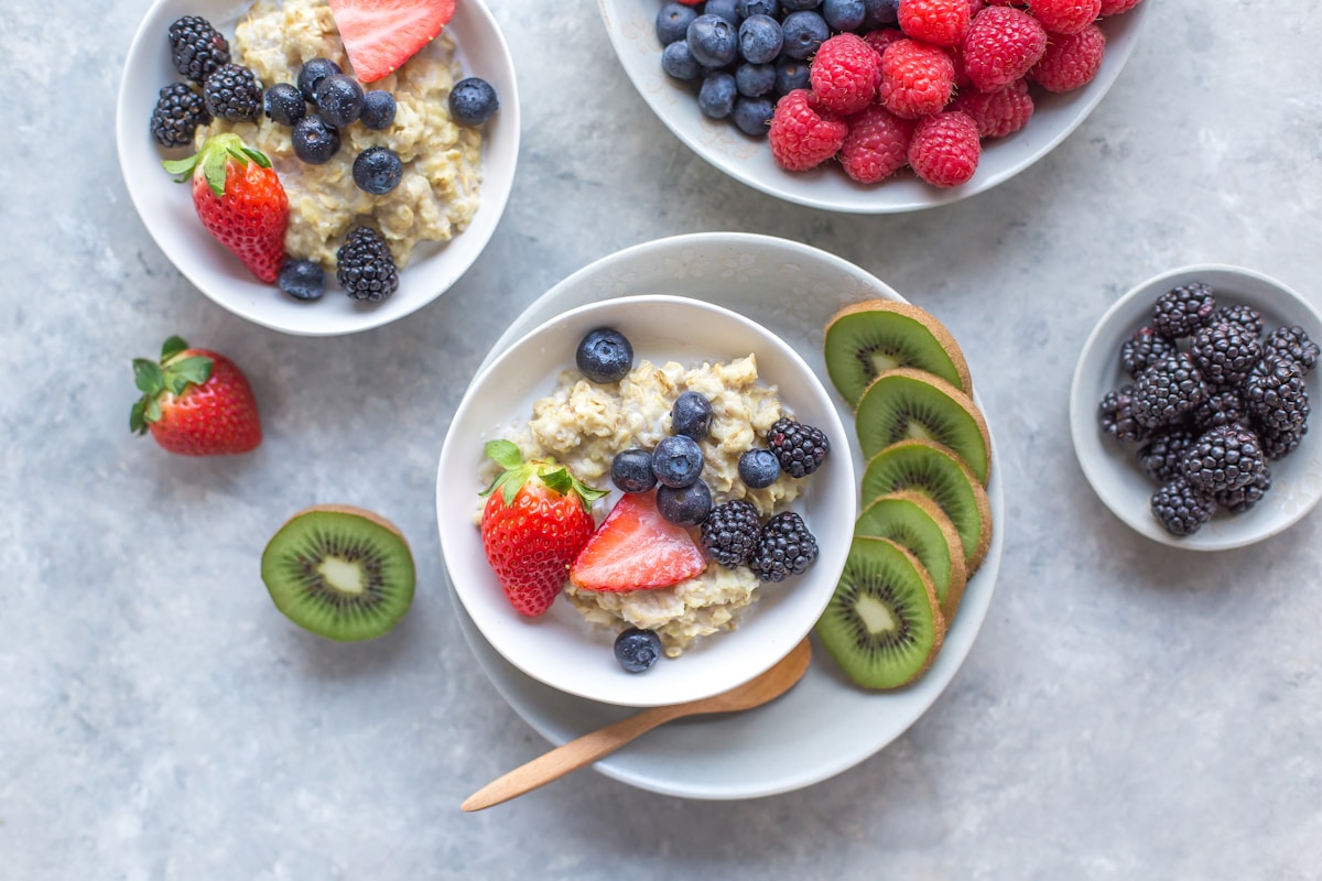 Overnight Oats mit Beeren